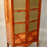 Showcase library mesh marquetée louis xv