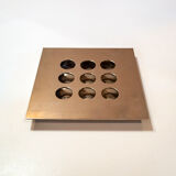 Steel flower holder sculpture by Mario Faggian for MAM, Italy 70s