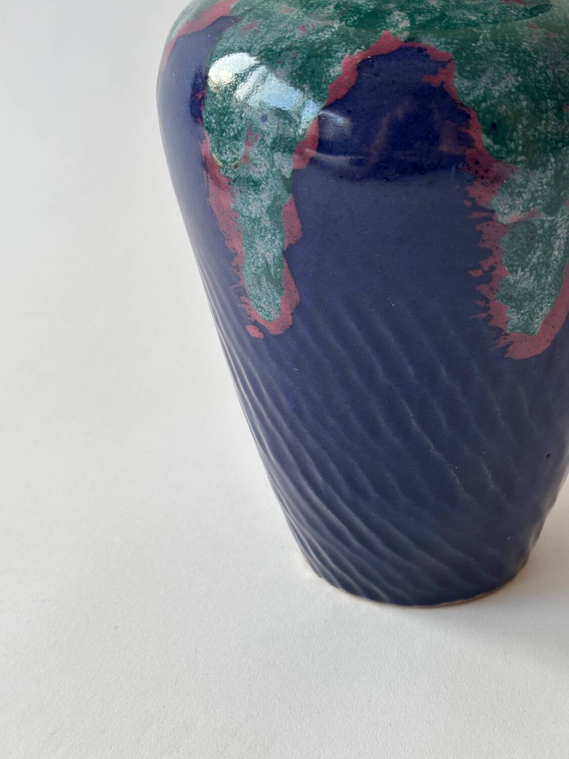 Glazed ceramic vase