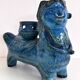 Aldo Londi for Bitossi Rimini Blu Ceramic Plant Centaur Sculpture, Italy, 1