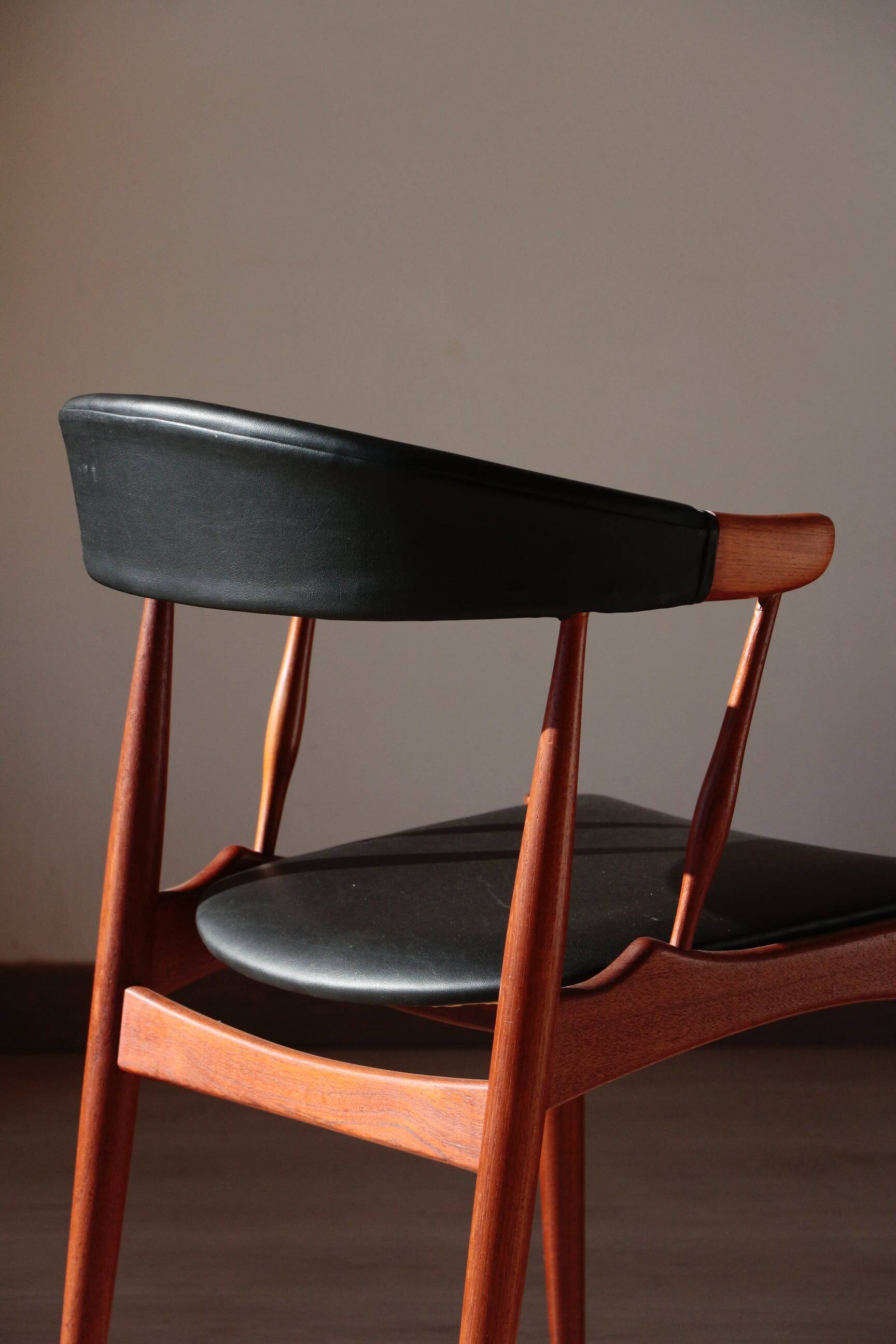 Set of 4 Johannes Andersen Scandinavian teak armchairs, 1960s