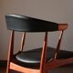 Set of 4 Johannes Andersen Scandinavian teak armchairs, 1960s