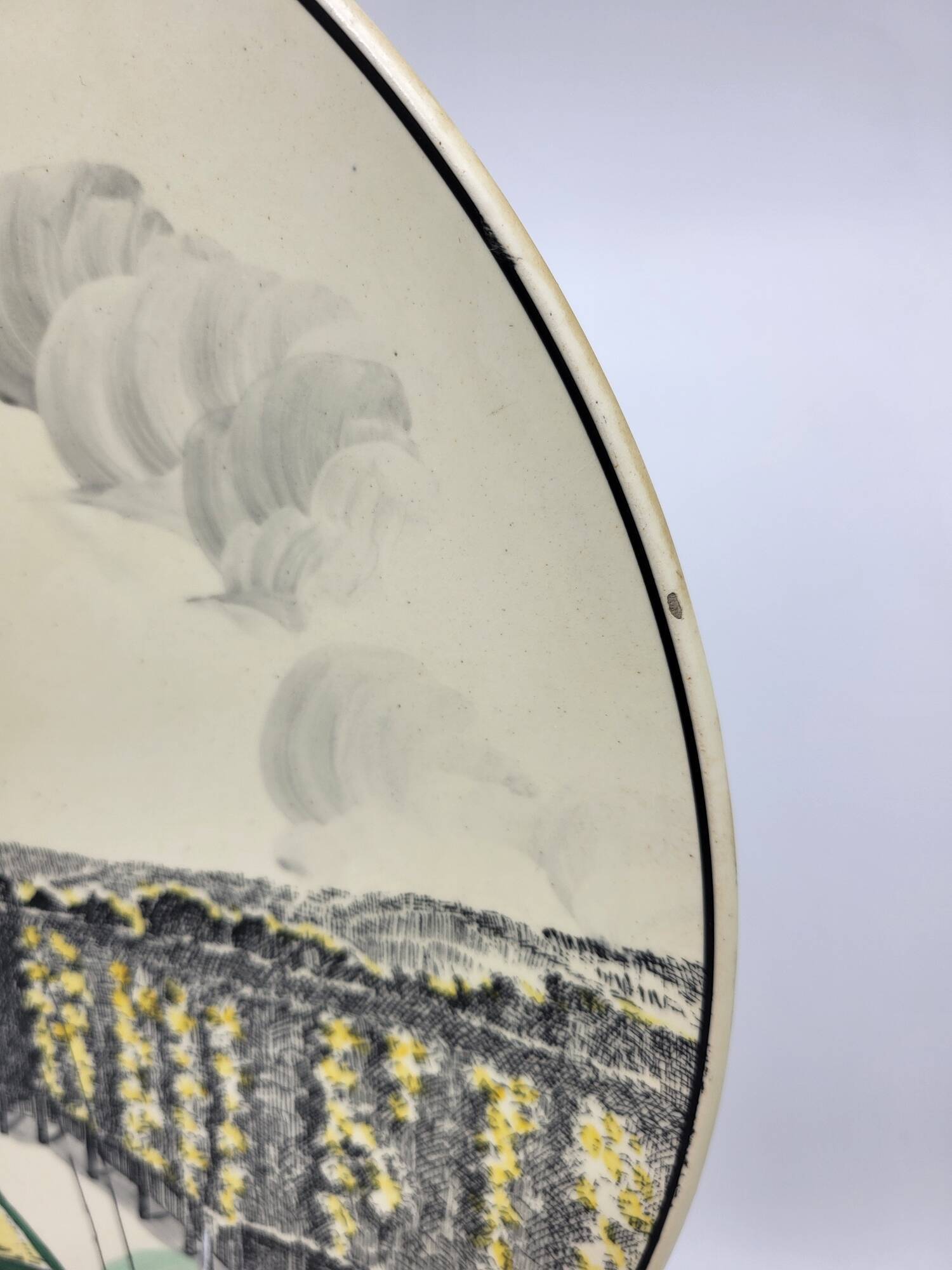 Decorative Plate Series "The Travels" in Limited Edition from Longwy France
