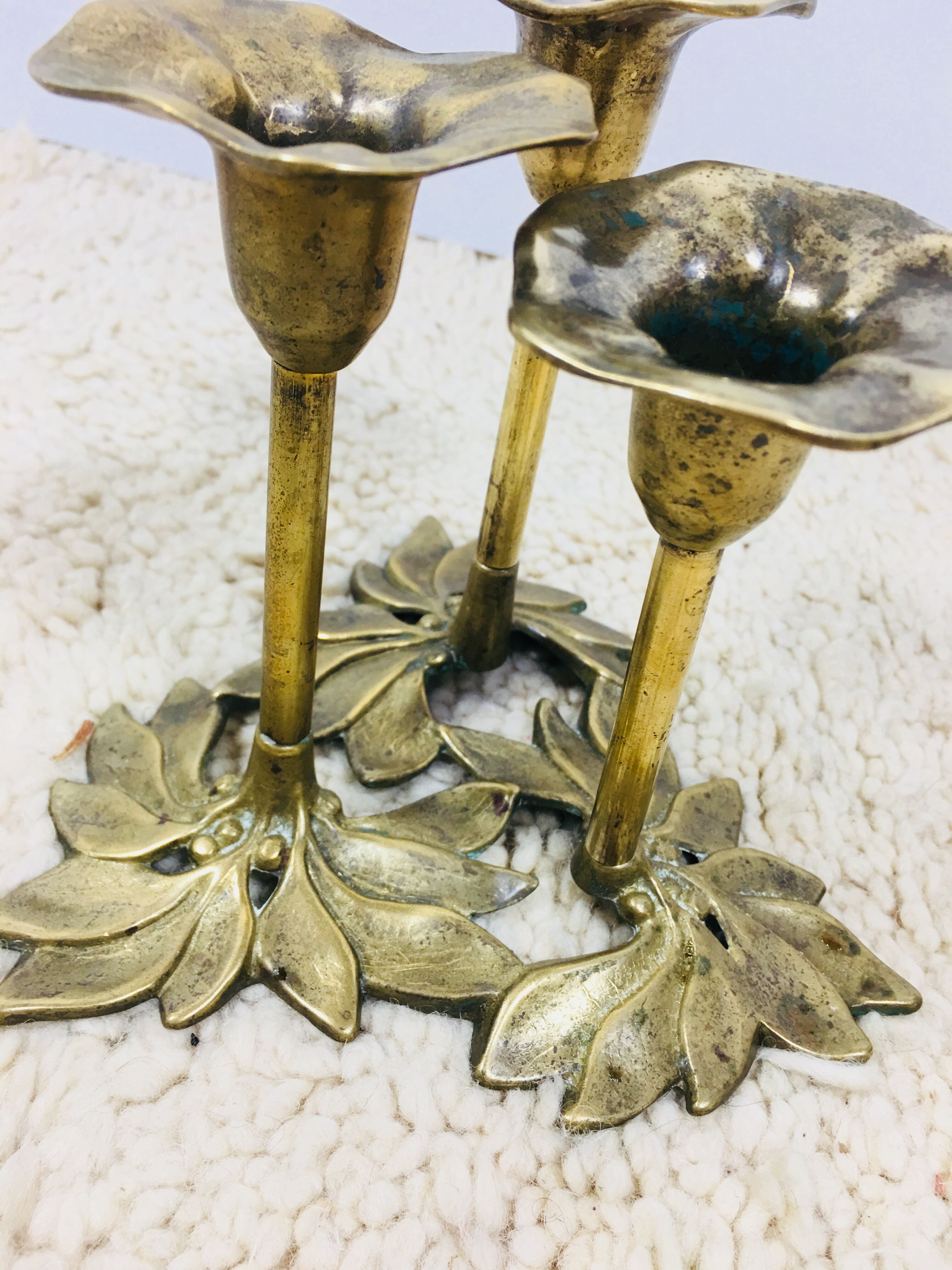 Brass candlestick