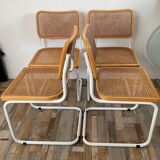 Serie Of 4 Chairs Marcel Breuer Cesca B32