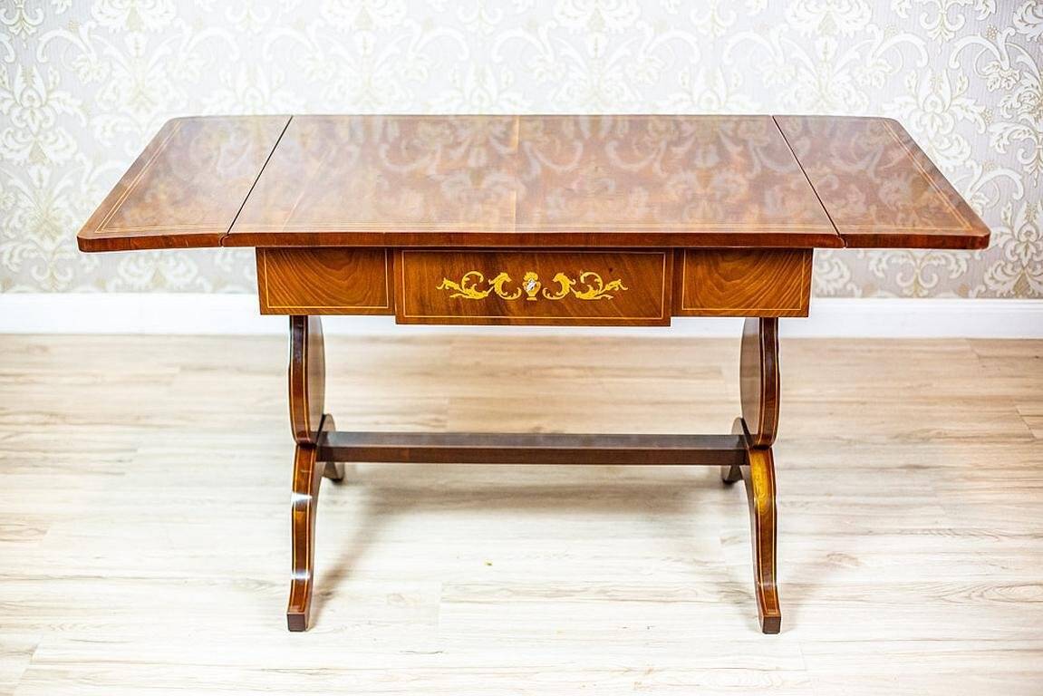 Antique Biedermeier Living Room Set, 1890s, Set of 7