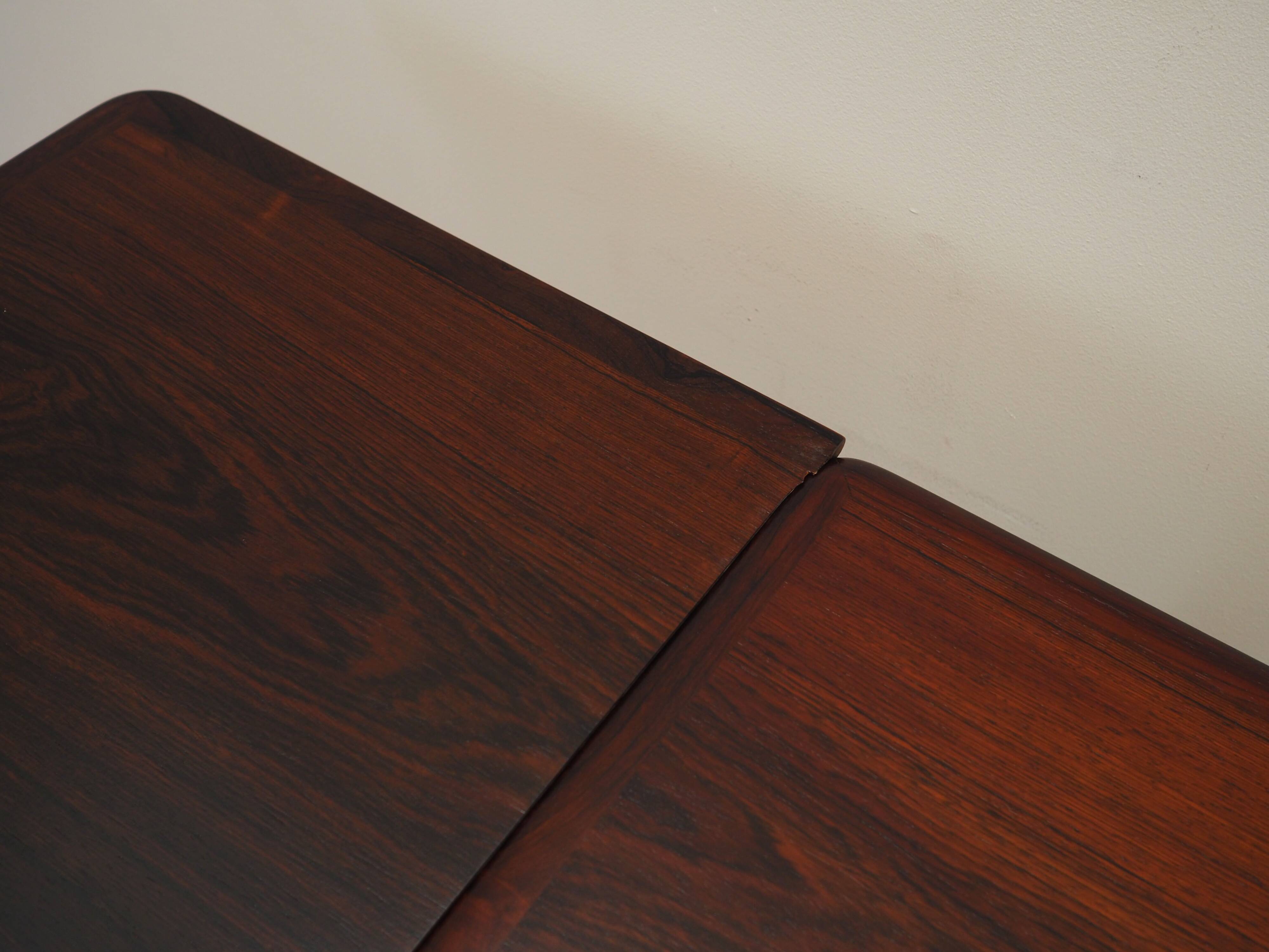 Rosewood table, Danish design, 1970s, production: Denmark