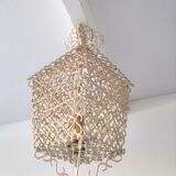 Lantern suspension in metal hooks design 50s - 60s