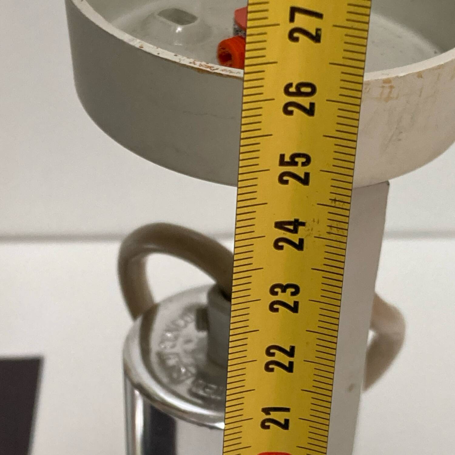 German aluminum wall light CONCORD LIGHTNING MURALE 70’S