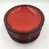 Set of 9 Jasba hollow plates