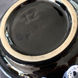 Candy box / round box / empty pocket in flamed sandstone Alpho signed