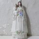 Old porcelain statue of the Virgin Mary, Notre Dame, 16.5 cm.