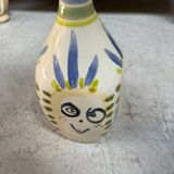 ceramic Vase decorated with Face 22cm