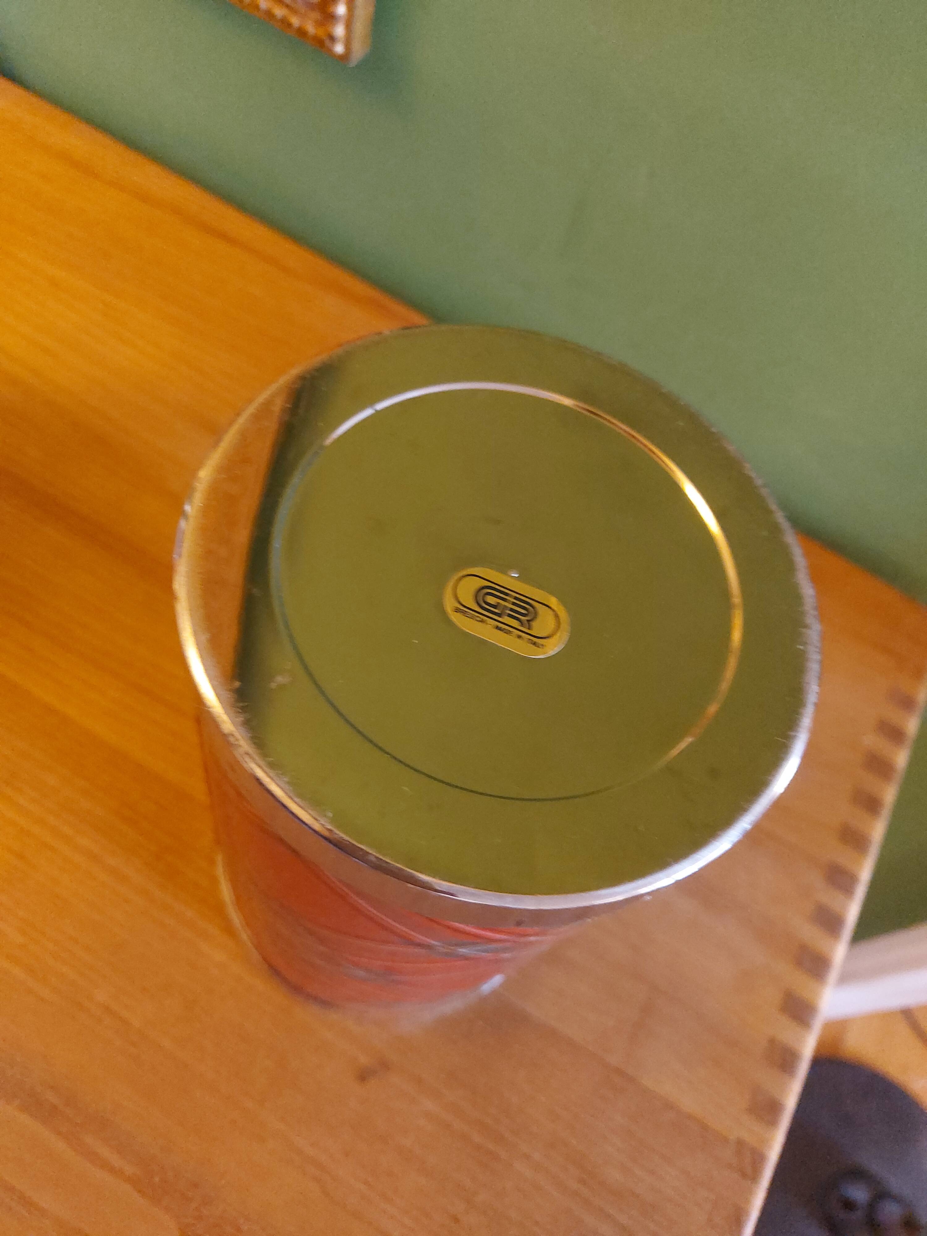 Ice bucket, vintage bottle cooler, Italy