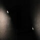 Wall sconce with two chrome lights from the 70s