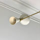 Asymmetric Italian Brass Ceiling Lamp  Style, 1950s Mid-Century