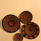Vintage wall baskets Africa