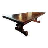 Monastery table in solid elm – large size (260 x 118 cm)