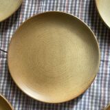 5 stoneware dessert plates from CNP village