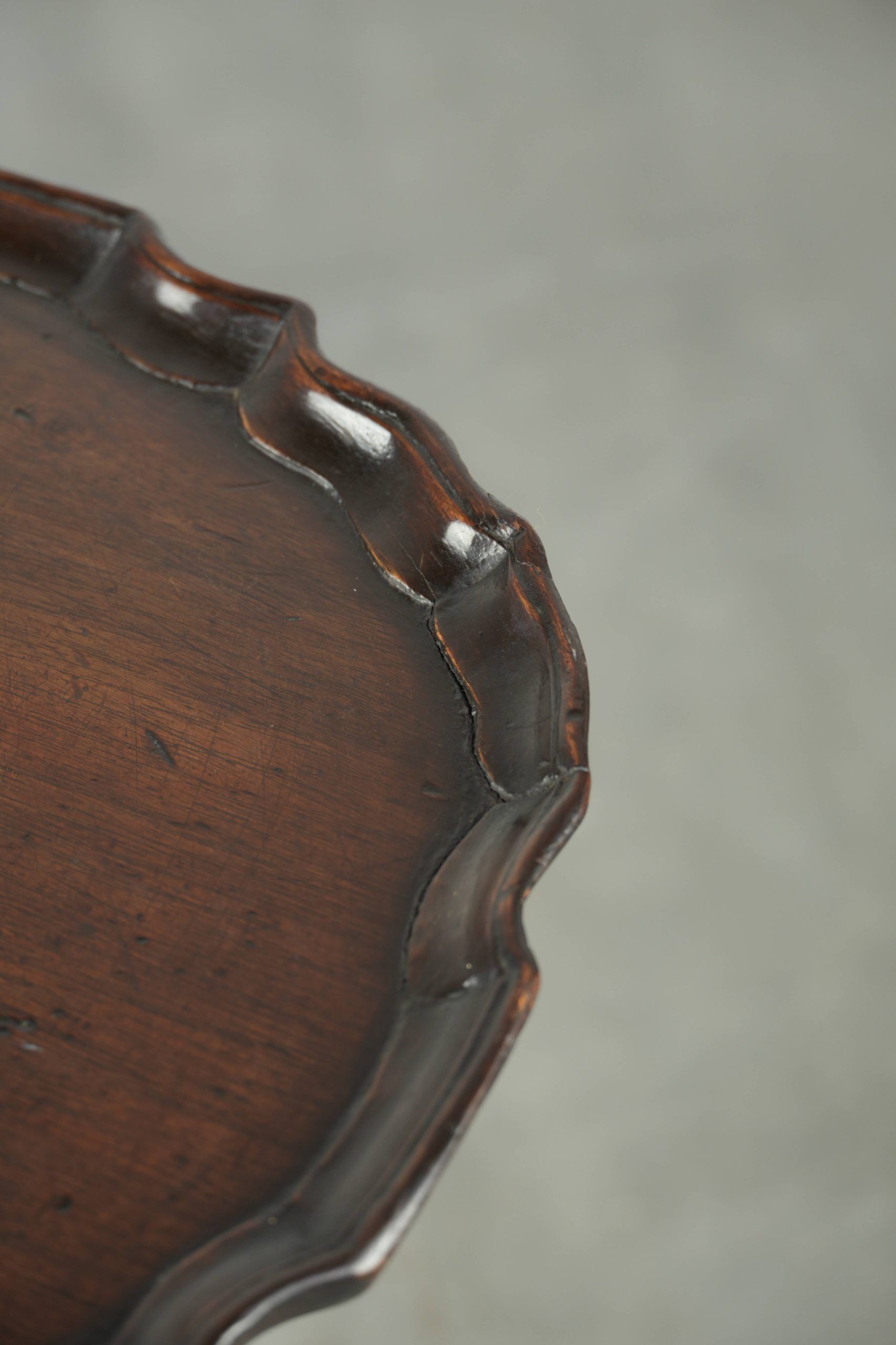 Antique English wine table / plant / side table from the late 18th century