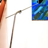 Chrome floor lamp against weight 70s