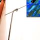 Chrome floor lamp against weight 70s