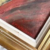 Old painting oil on canvas portrait of a man signed Y. Mercier Contart