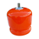 Lampe vintage des années 70 en opaline orange