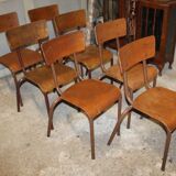 Lot de 7 chaises Mullca