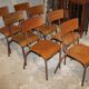 Lot de 7 chaises Mullca