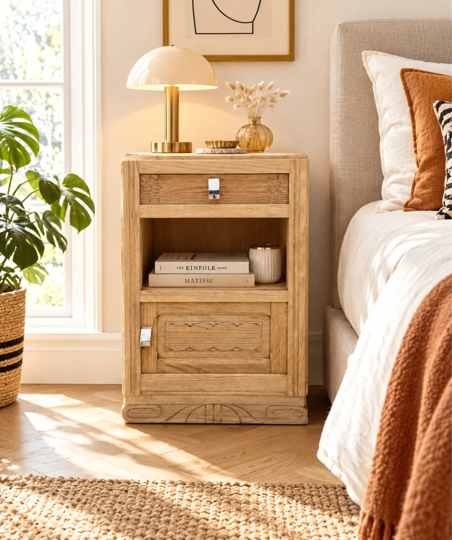 Art Deco bedside table