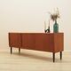 Danish teak sideboard 1970s with sliding doors