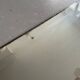 Old beveled mirror 33x120cm