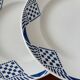 Set of 6 vintage flat plates Moulin des Loups & Hamage model Pan