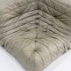Fauteuil d'angle vintage Togo en cuir par Michel Ducaroy pour Ligne Roset