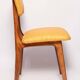 Mid-Century Butterfly Dining Chair, Vegan Pineapple Leather, Europe, 1960s