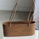 Small oval basket with long handles, traditional Indonesian L28xH10