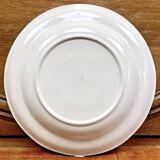 2 anciens plats ronds creux Longchamp décor Moustiers Olerys