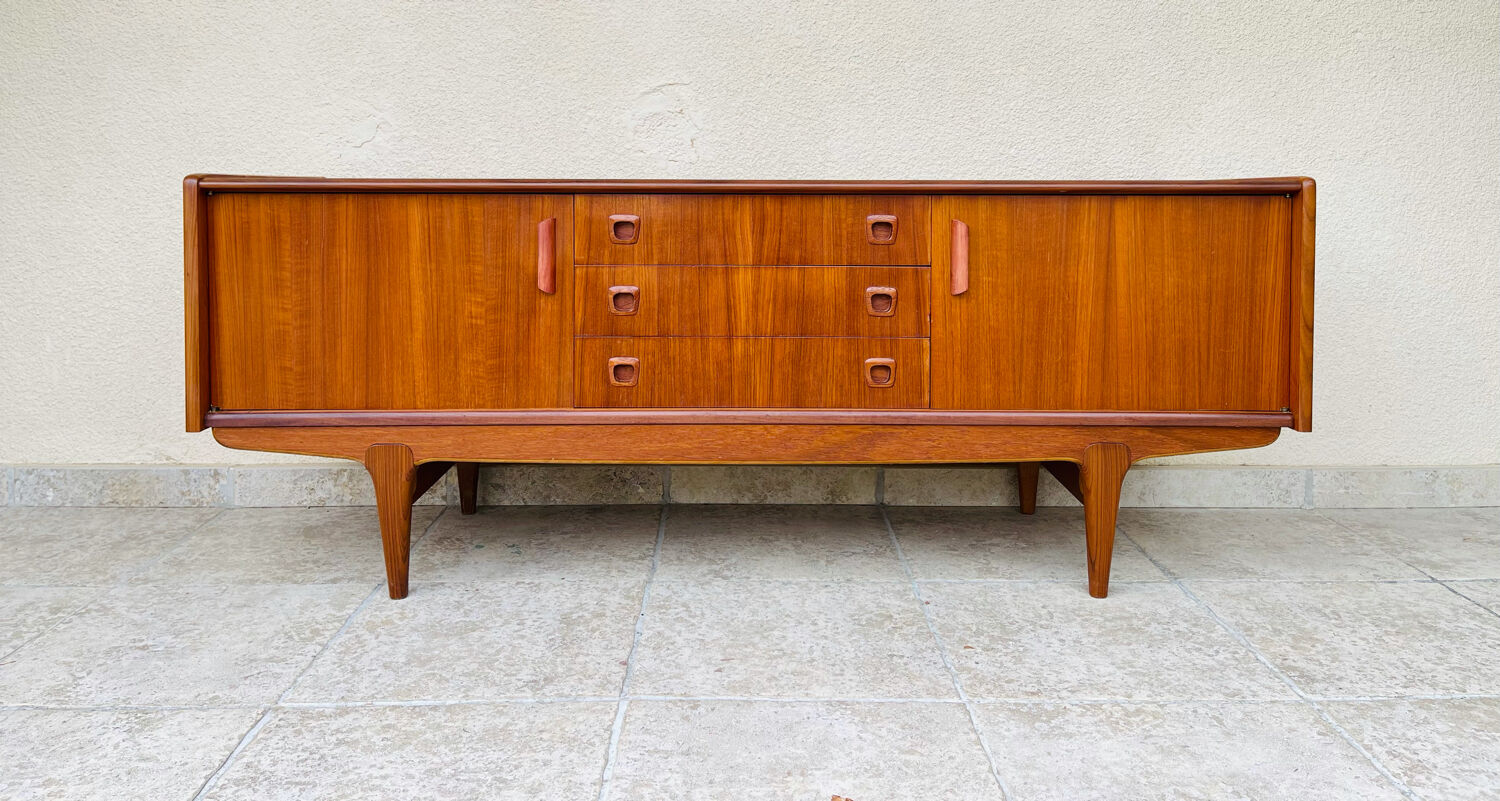 Scandinavian teak row