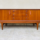 Scandinavian teak row