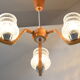 Mid-century Chandelier by Drevo humpolec,1970's.