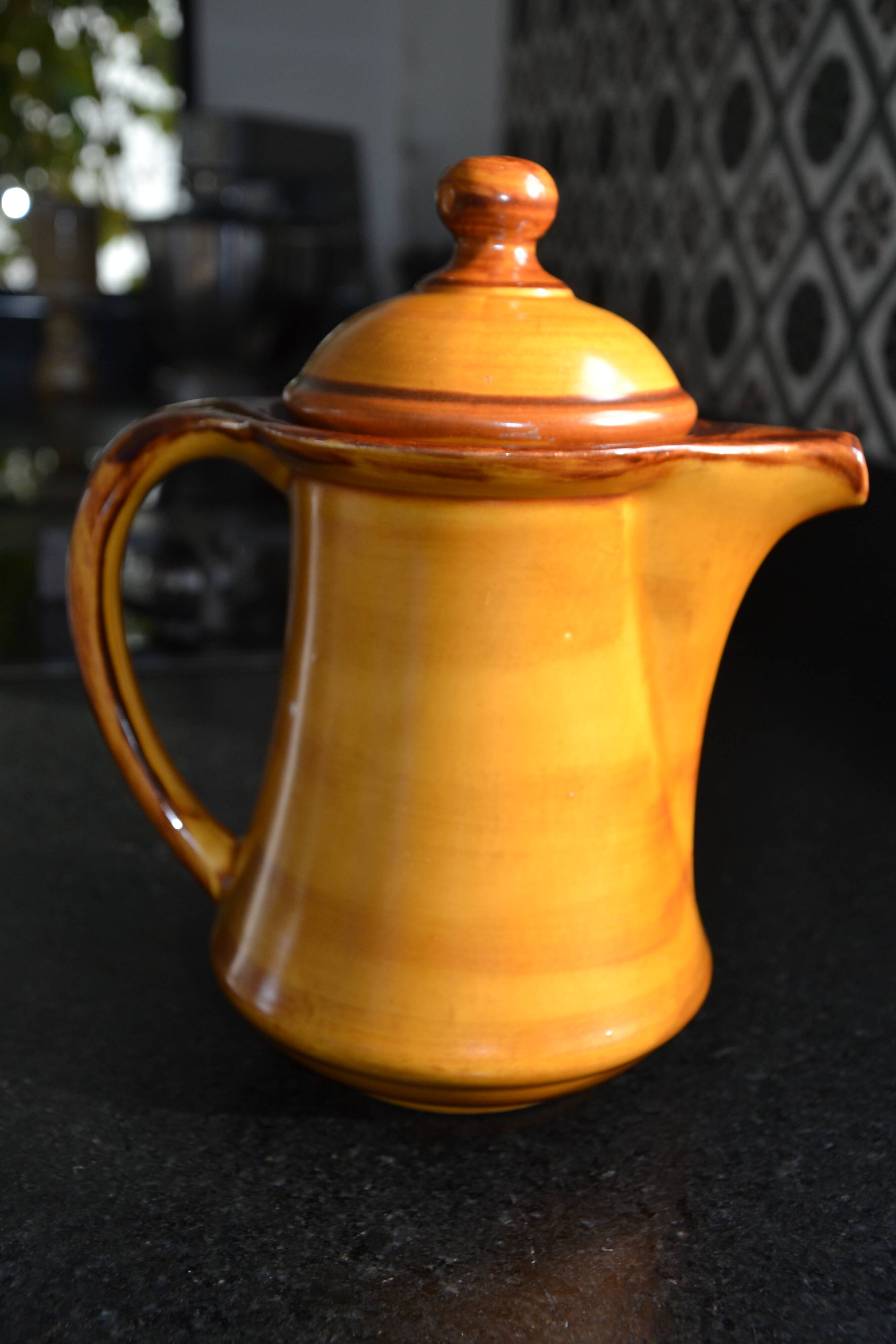 Brown St Clément coffee maker from the 50s/60s