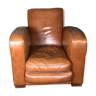 Club chair in camel leather, 1970