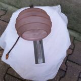 Vintage pink opaline wall lamp