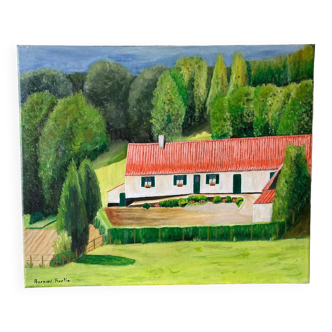 Painting “Little House on the Prairie”