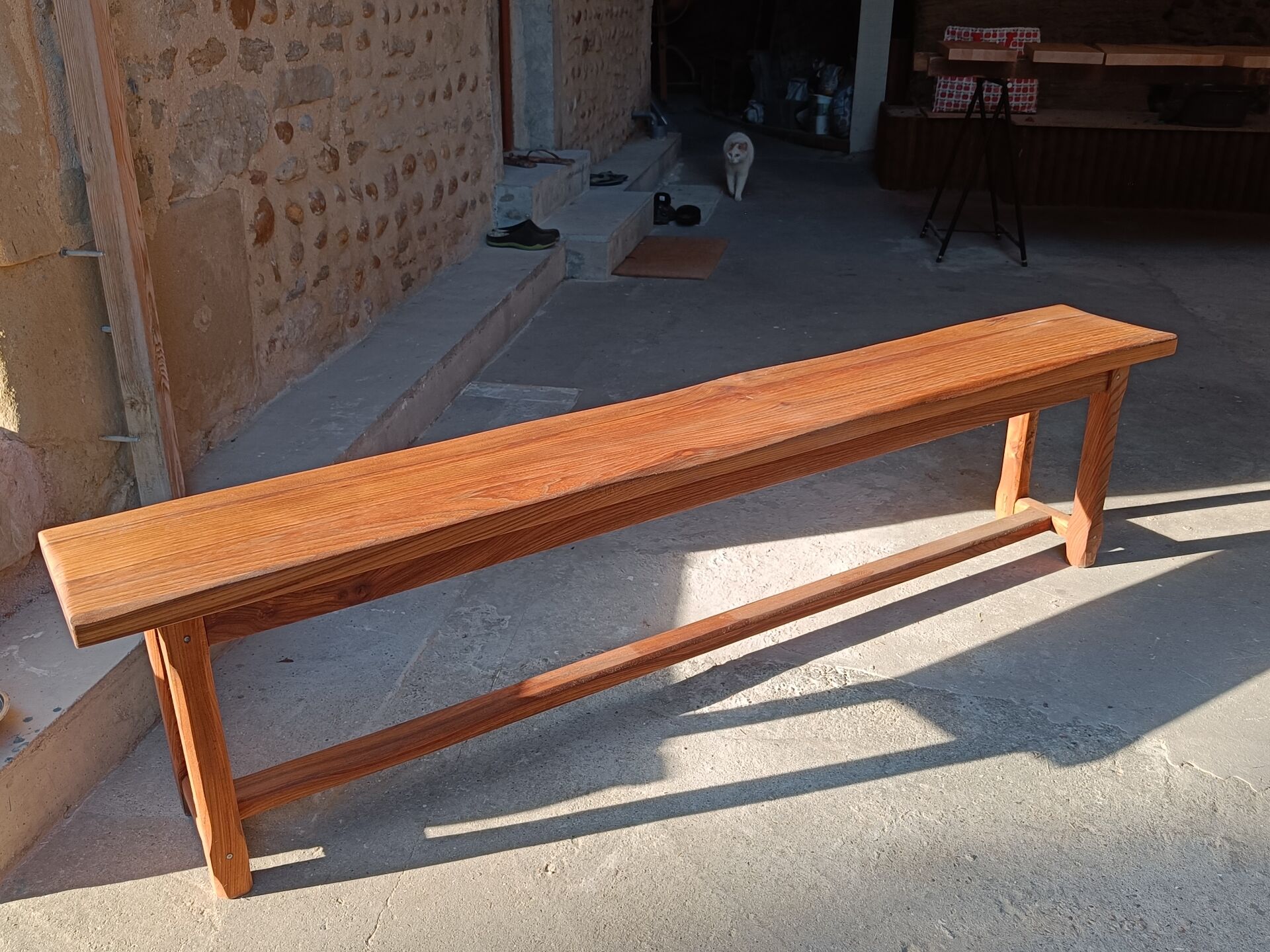 Oak bench