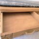 Art Deco Sideboard - Solid Oak - Black Marble