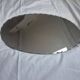 vintage oval mirror with bevelled edge
