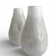 Brutalist Pair of Murano Art Glass Vases by Costantini, 1970s