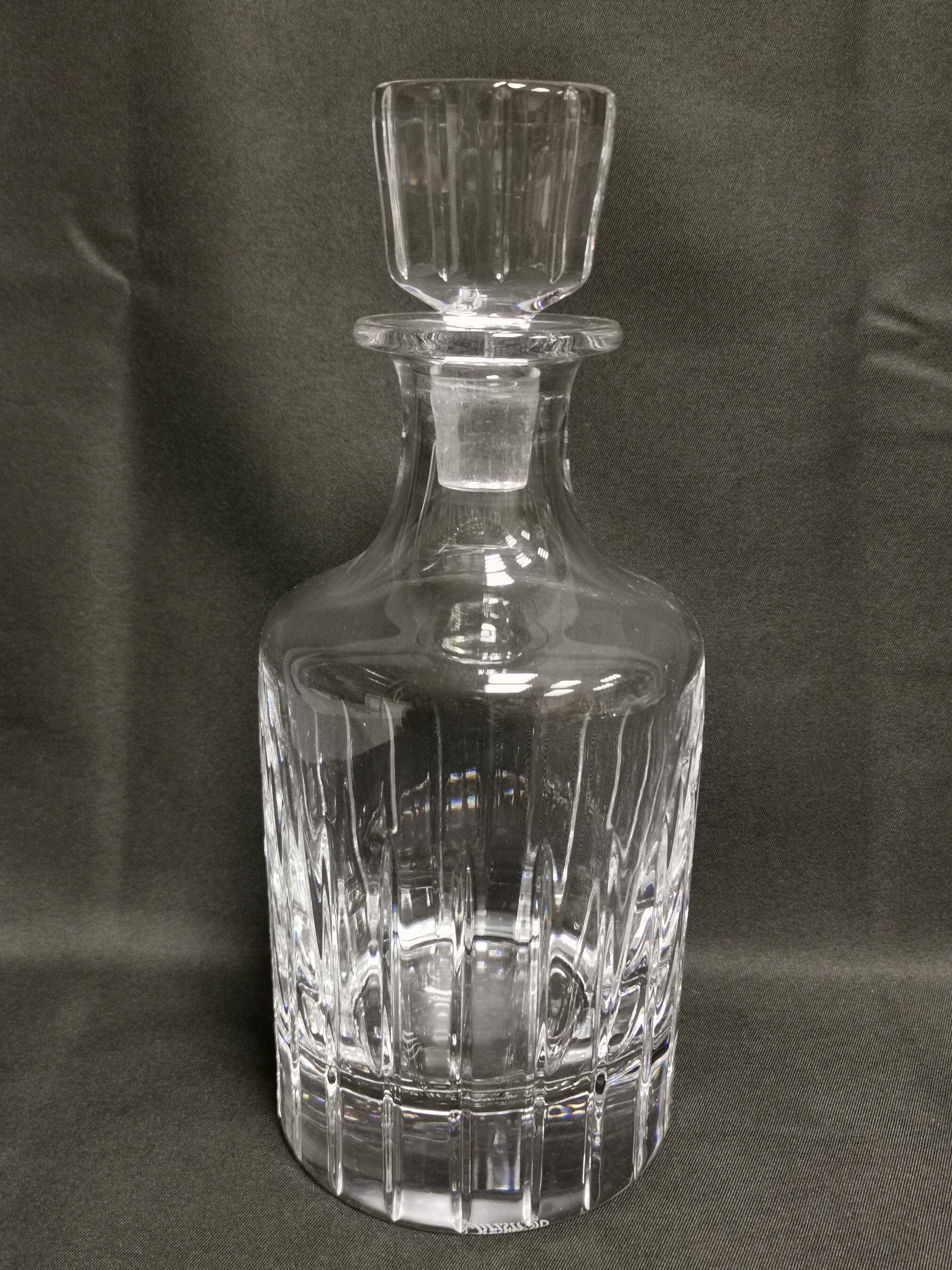 Iriana whiskey carafe, christofle crystal